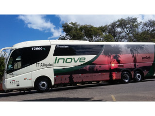 Grupo Inove - (31) 3681-2845, Fretamento de ônibus para transporte de usuários entre suas residências e seus locais de trabalho em Lagoa Santa / MG